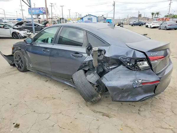 2HGFE2F51NH515359 — 2022 Honda Civic, фото 2 с аукциона Copart, Задняя часть