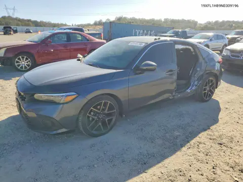 19XFL1H89NE009196 — 2022 Honda Civic, Сторона, фото до ремонта