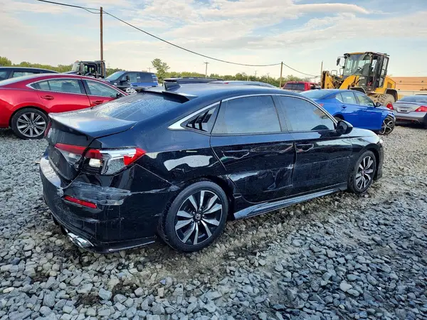 JHMFE1F77NX001455 — 2022 Honda Civic, фото 3 с аукциона Copart, Задняя часть