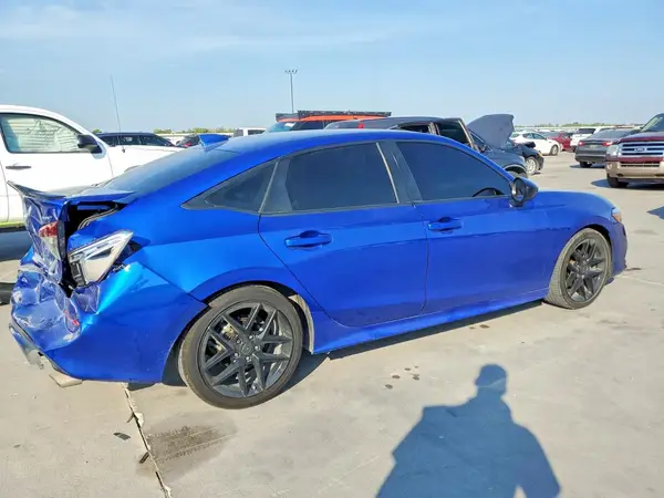 2022 HONDA CIVIC VIN 2HGFE2F58NH528125 фото 3