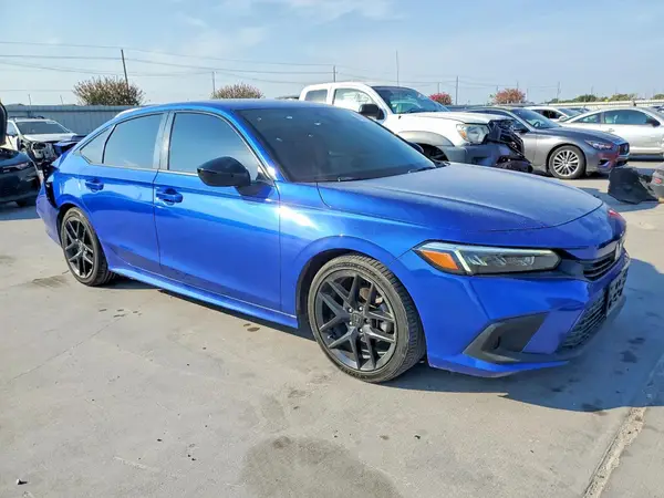 2022 HONDA CIVIC VIN 2HGFE2F58NH528125 фото 4