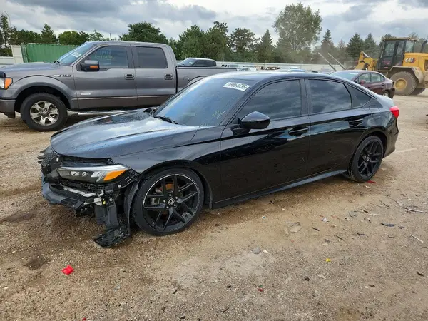 2HGFE2F53NH504282 — 2022 Honda Civic, Передняя часть (Front End), фото до ремонта