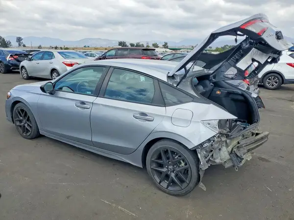 19XFL2H89NE014050 — 2022 Honda Civic, фото 2 с аукциона Copart, Задняя часть