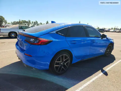 2022 Honda Civic Sport Touring VIN 19XFL1H81NE000881 фото 3