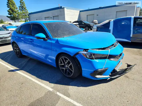 2022 Honda Civic Sport Touring VIN 19XFL1H81NE000881 фото 4