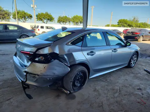 2HGFE2F22PH539579 — 2023 Honda Civic, фото 3 с аукциона Copart, Задняя часть