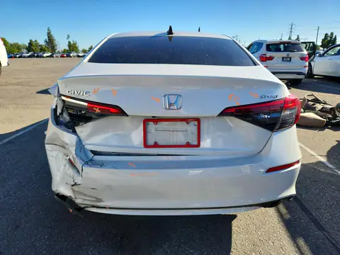 2HGFE2F51PH511881 — 2023 Honda Civic, фото 6 с аукциона Copart, Задняя часть