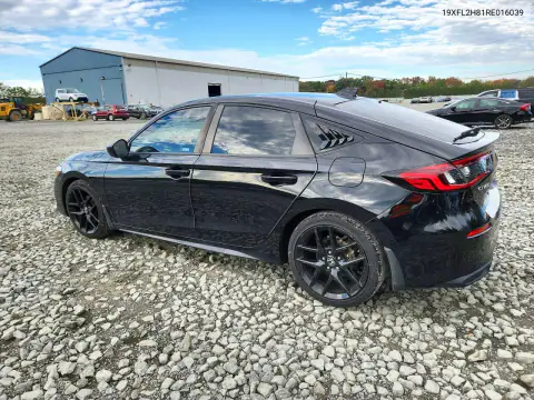19XFL2H81RE016039 — 2024 Honda Civic, фото 2 с аукциона Copart, Боковая часть