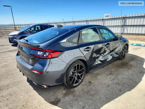 19XFL1H87RE025662 — 2024 Honda Civic, фото 3 с аукциона Copart, Боковая часть