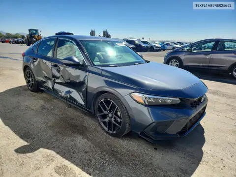 19XFL1H87RE025662 — 2024 Honda Civic, фото 4 с аукциона Copart, Боковая часть