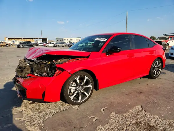 2HGFE4F87SH328080 — 2025 Honda Civic, Передняя часть (Front End), фото до ремонта