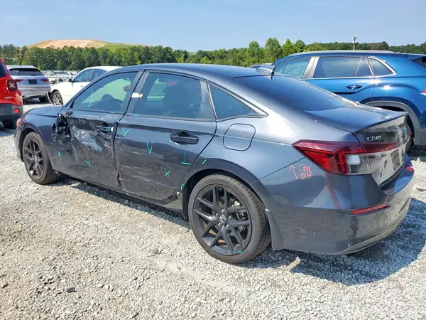 2HGFE4F8XSH321432 — 2025 Honda Civic, фото 2 с аукциона Copart, Боковая часть