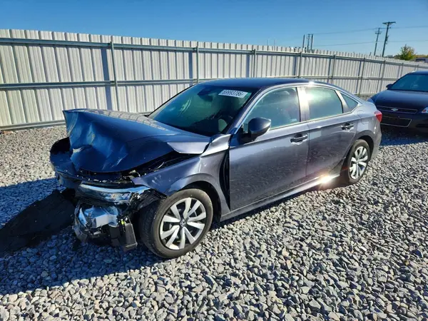 2HGFE2F24SH589893 — 2025 Honda Civic, Передняя часть (Front End), фото до ремонта
