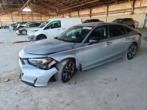 2HGFE4F83SH313124 — 2025 Honda Civic, Передняя часть (Front End), фото до ремонта