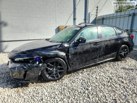 2HGFE2F59SH597479 — 2025 Honda Civic, Передняя часть, фото до ремонта