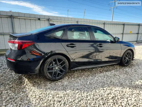 2025 Honda Civic Sport VIN 2HGFE2F59SH597479 фото 3