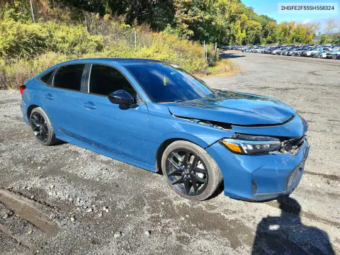 2HGFE2F55SH558324 — 2025 Honda Civic, фото 4 с аукциона Copart, Передняя часть