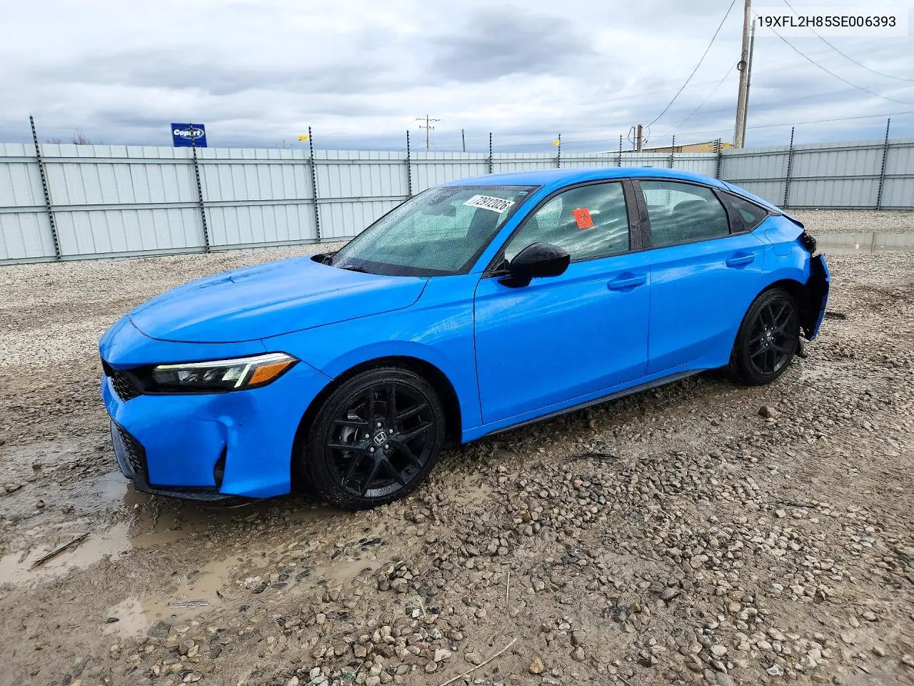 19XFL2H85SE006393 Honda Civic 2025 — повреждение Задняя часть, фото до ремонта