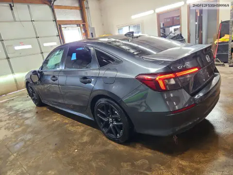 2025 Honda Civic Sport VIN 2HGFE2F53SH599969 фото 2