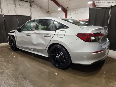 2026 Honda Civic Sport VIN 2HGFE4F82TH350747 фото 2