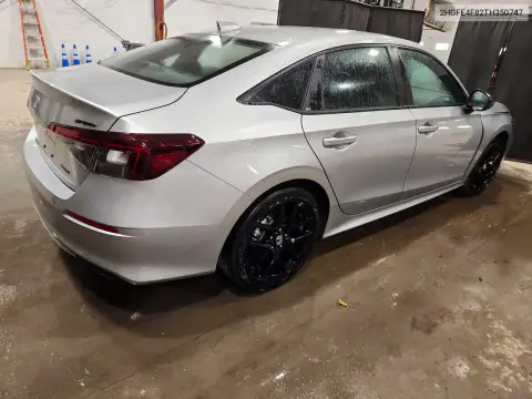 2026 Honda Civic Sport VIN 2HGFE4F82TH350747 фото 3