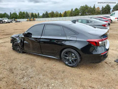 2HGFE2F57TH535032 — 2026 Honda Civic, фото 2 с аукциона Copart, Передняя часть