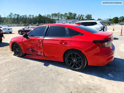 2HGFE2F50TH528942 — 2026 Honda Civic, фото 2 с аукциона Copart, Боковая часть