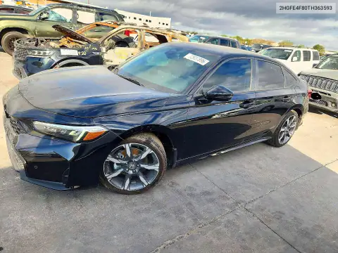 2HGFE4F80TH363593 — 2026 Honda Civic, Боковая часть, фото до ремонта