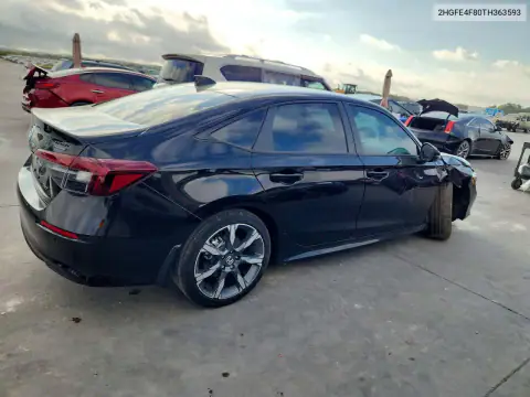 2HGFE4F80TH363593 — 2026 Honda Civic, фото 3 с аукциона Copart, Боковая часть