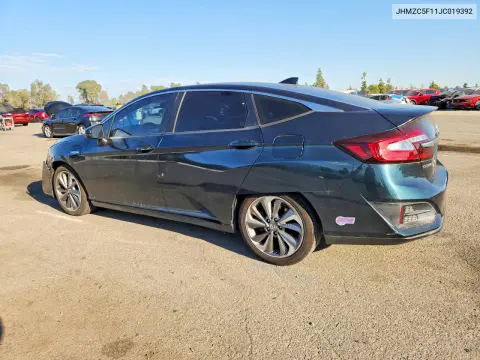 2018 Honda Clarity VIN JHMZC5F11JC019392 фото 2