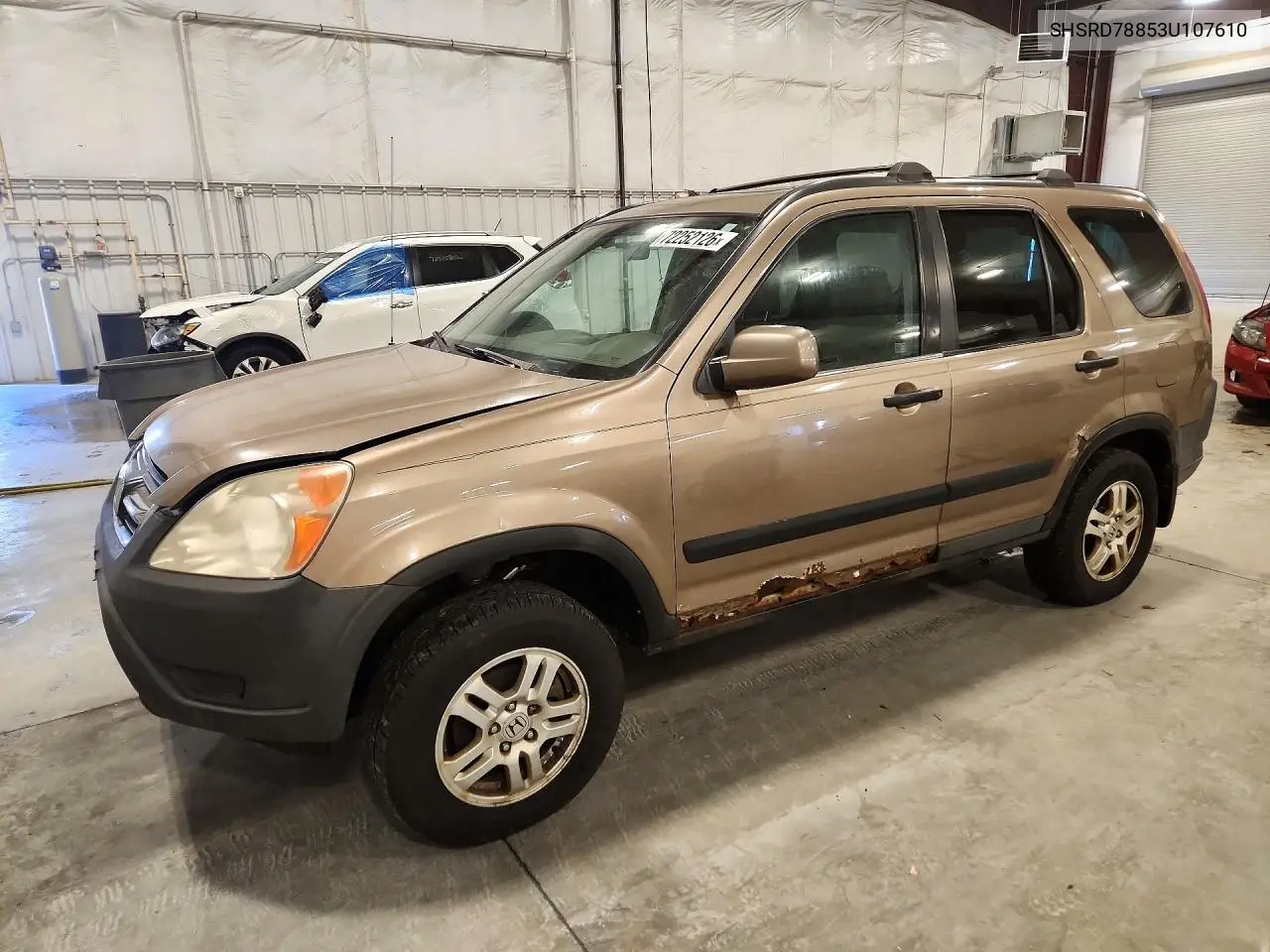 2003 Honda Cr-V Ex VIN SHSRD78853U107610 фото 1
