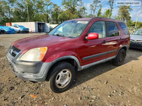 SHSRD78824U212932 — 2004 Honda CR-V, Сторона, фото до ремонта