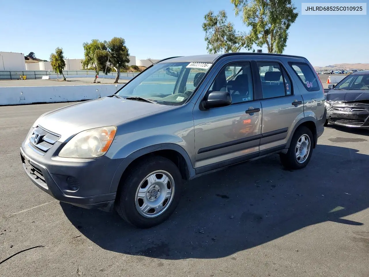 2005 Honda Cr-V Lx VIN JHLRD68525C010925 фото 1