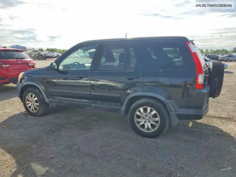 JHLRD78885C808006 — 2005 Honda CR-V, фото 2 с аукциона Copart 20.10.2026, Передняя часть