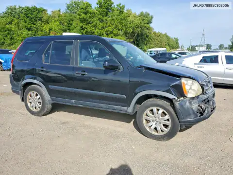 JHLRD78885C808006 — 2005 Honda CR-V, фото 4 с аукциона Copart 20.10.2026, Передняя часть