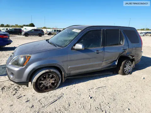 JHLRD78965C065421 — 2005 Honda CR-V, Ходовая часть, фото до ремонта