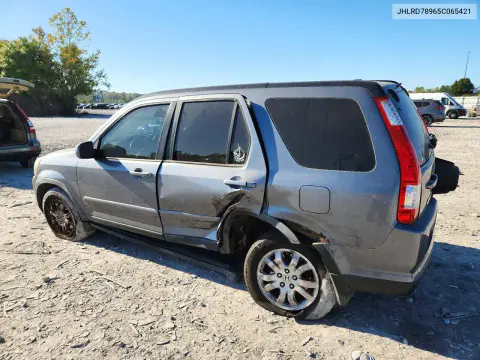 2005 Honda Cr-V Se VIN JHLRD78965C065421 фото 2