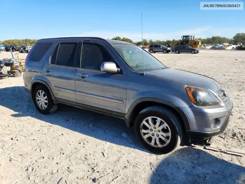 2005 Honda Cr-V Se VIN JHLRD78965C065421 фото 4