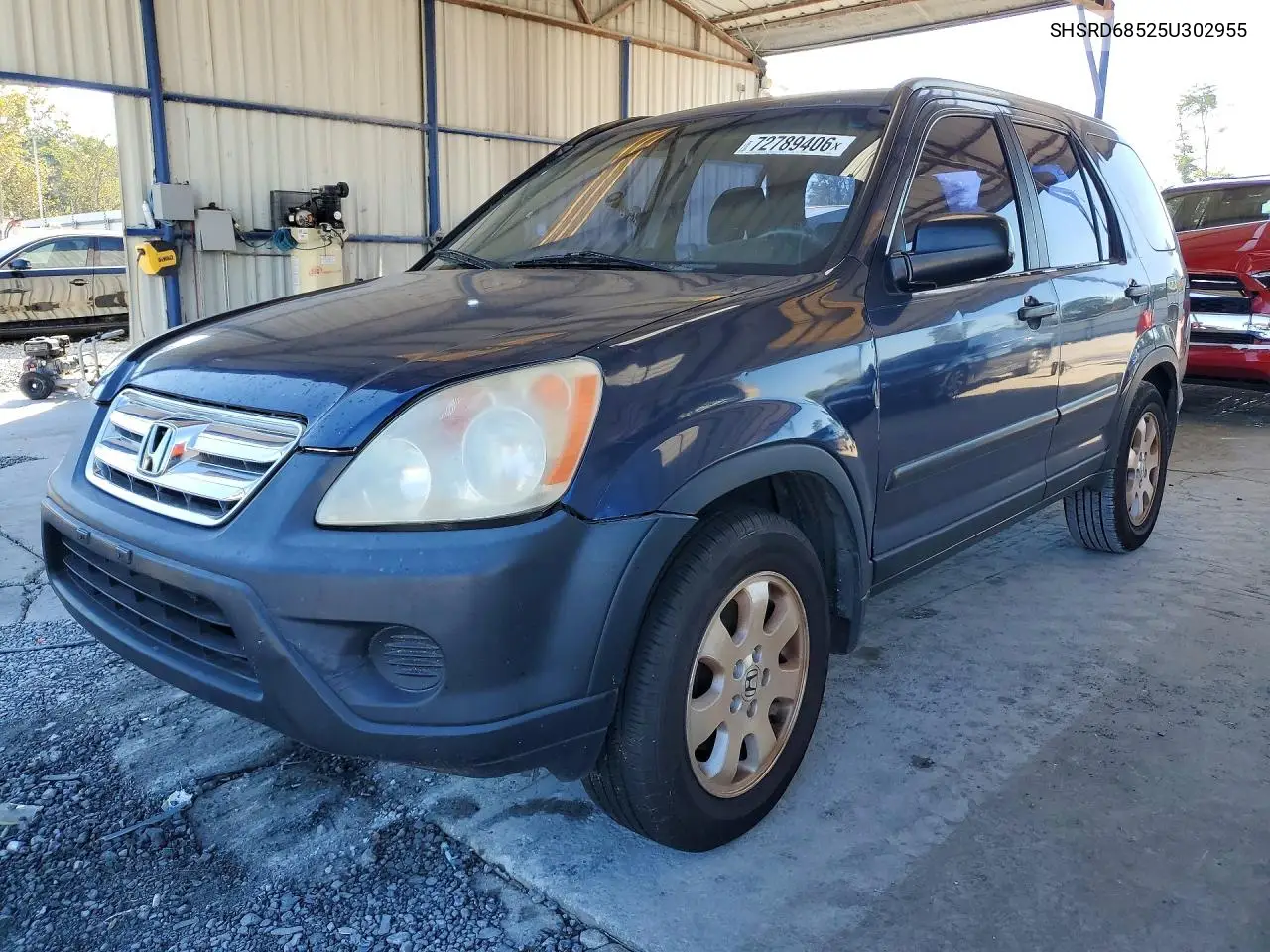 2005 Honda Cr-V Lx VIN SHSRD68525U302955 фото 1