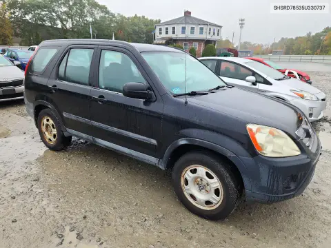 2005 Honda Cr-V Lx VIN SHSRD78535U330737 фото 4