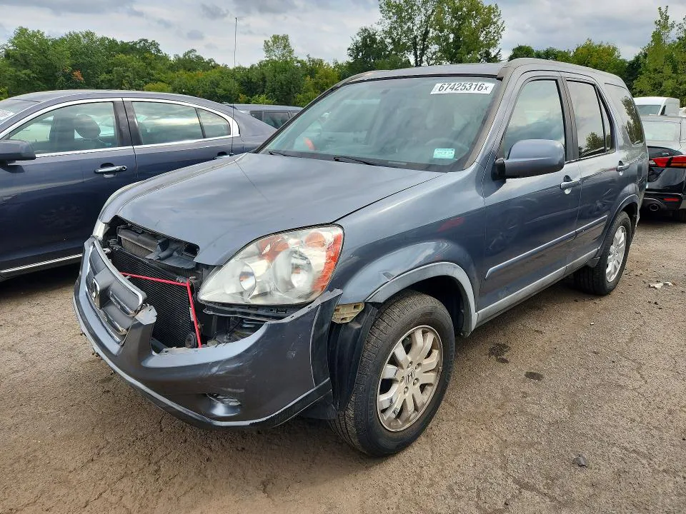 2006 HONDA CR-V VIN SHSRD78926U442627 фото 1