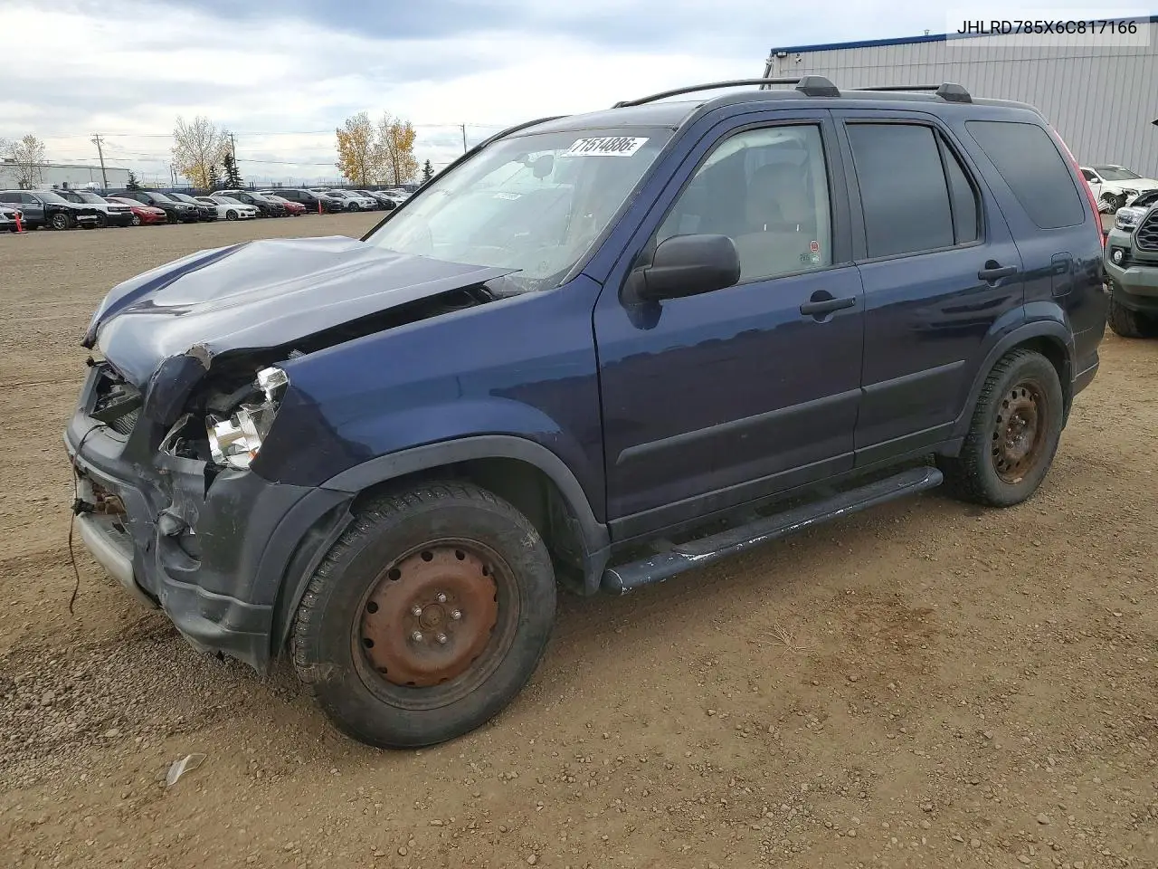 2006 Honda Cr-V Lx VIN JHLRD785X6C817166 фото 1