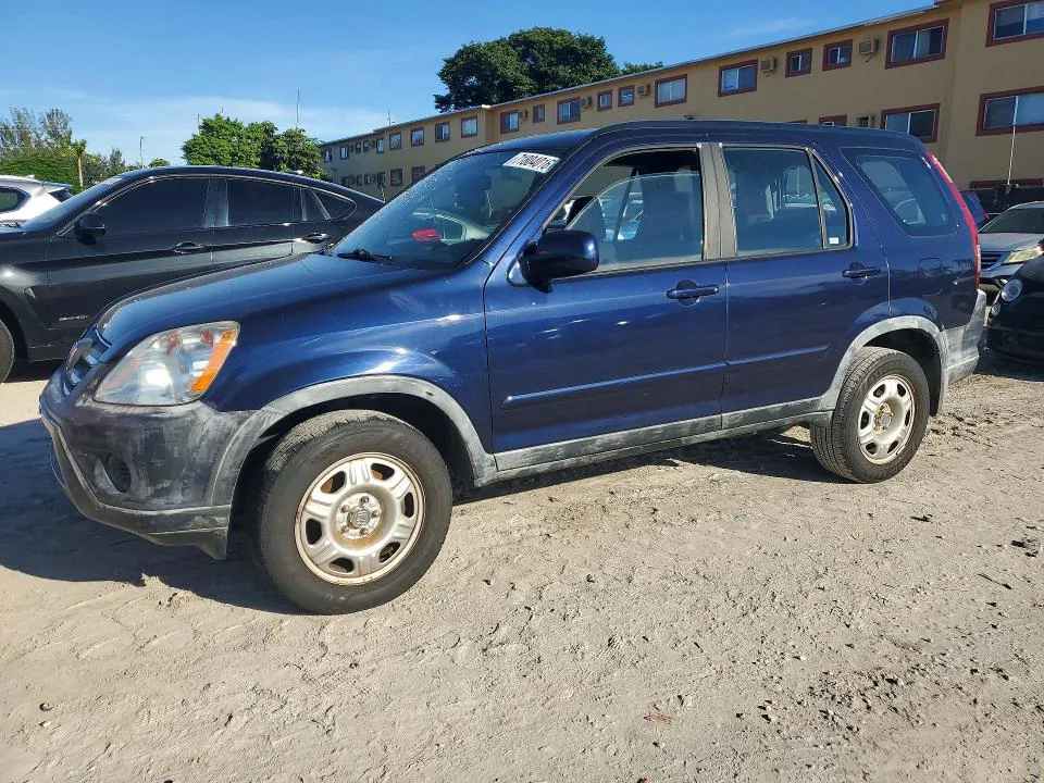 2006 HONDA CR-V VIN JHLRD68576C002708 фото 1