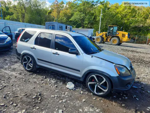 2006 Honda Cr-V Lx VIN SHSRD78566U436116 фото 4