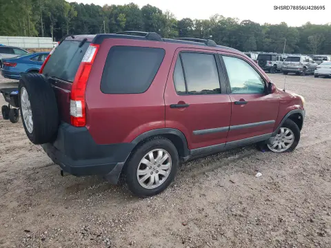 2006 Honda Cr-V Ex VIN SHSRD78856U428695 фото 3