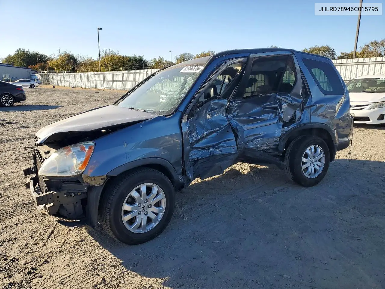 JHLRD78946C015795 Honda CR-V 2006 — повреждение Передняя часть, фото до ремонта