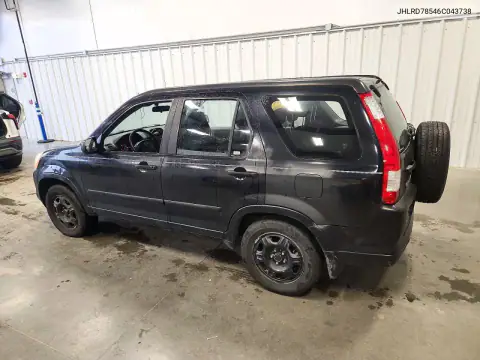 JHLRD78546C043738 — 2006 Honda CR-V, фото 2 с аукциона Copart 21.10.2026, Естественный износ