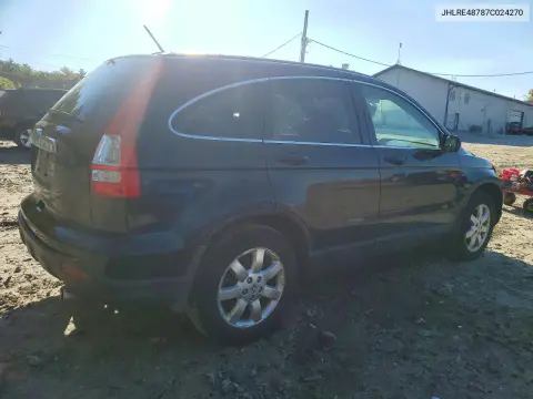 2007 Honda Cr-V Exl VIN JHLRE48787C024270 фото 3