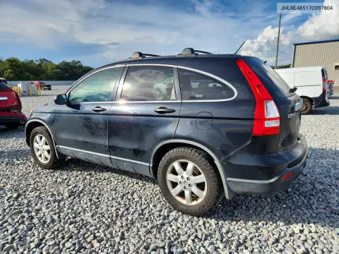 2007 Honda Cr-V Ex VIN JHLRE48517C097804 фото 2