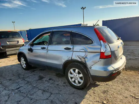 2007 Honda Cr-V Ex VIN 5J6RE48527L002304 фото 2